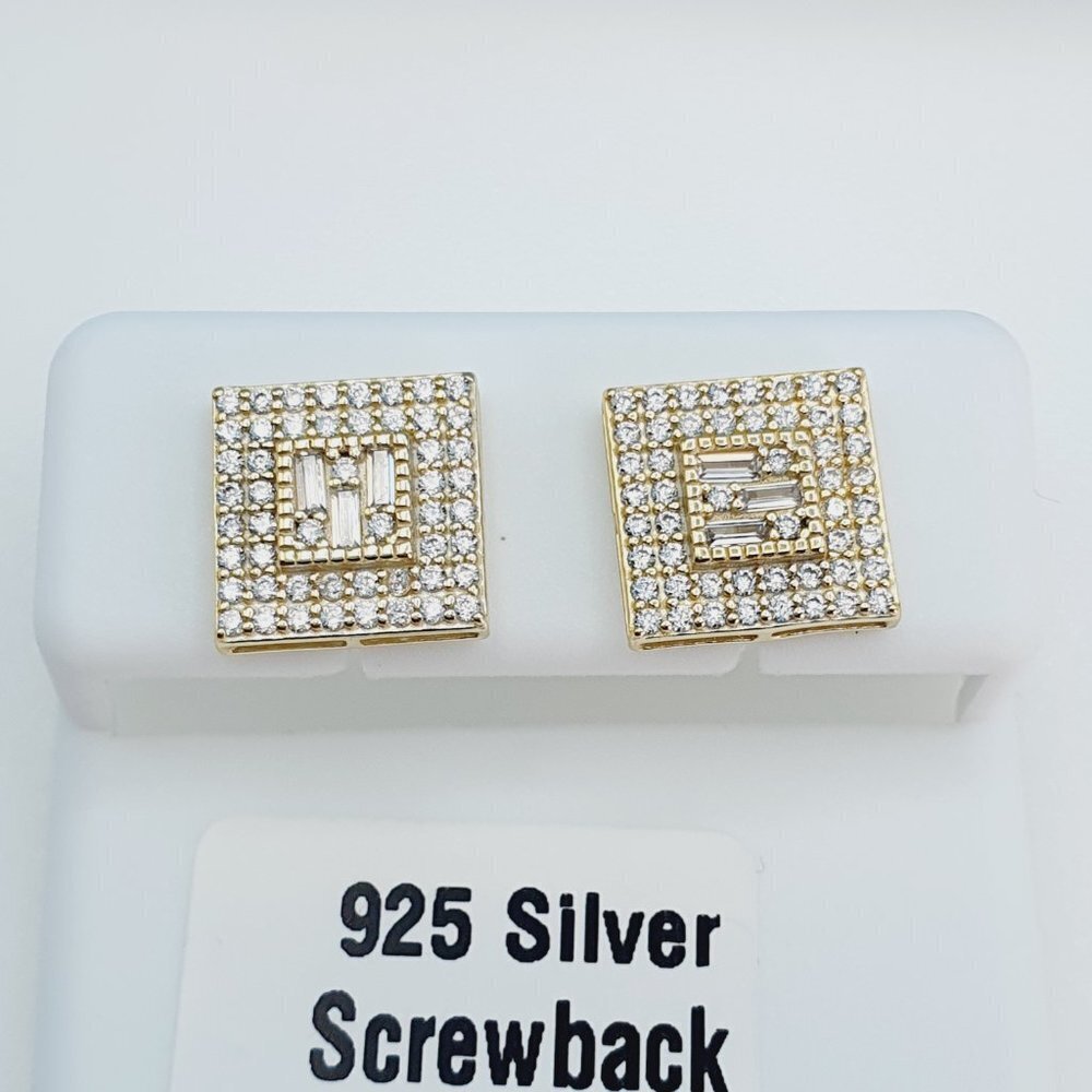 925 Sterling Silver Cubic Zirconia Earrings, U19254798